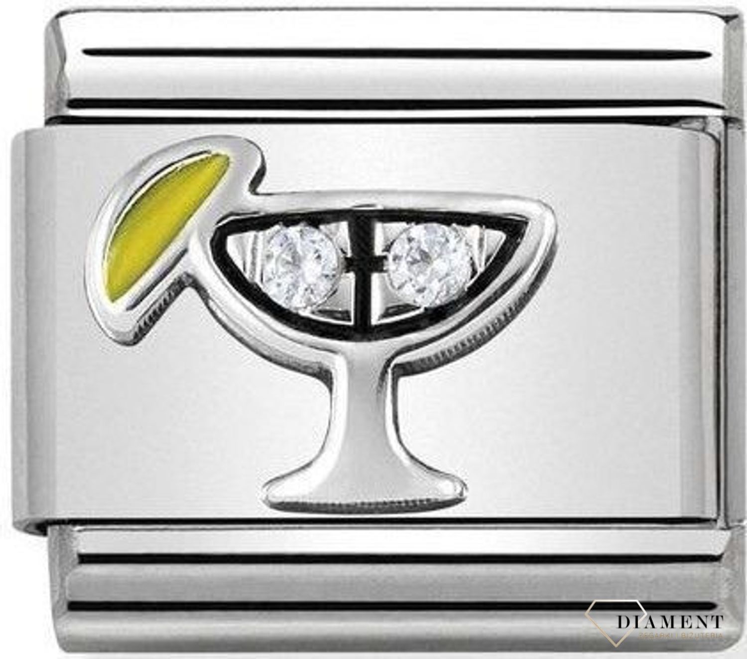 Nomination Link 925 zawieszka srebro 'Koktajl' 330304 30 biżuteria nomination nomination zawieszki nomination baza.jpg